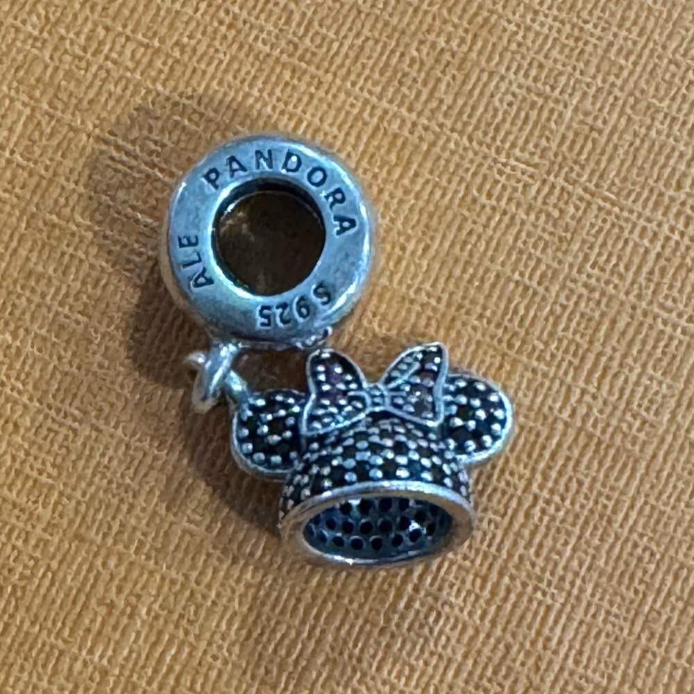 Pandora Minnie Mouse ears sparkle charm